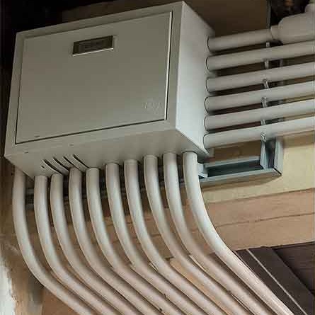 Structured and concealed cabling