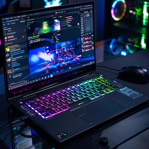 Gaming and rendering laptop