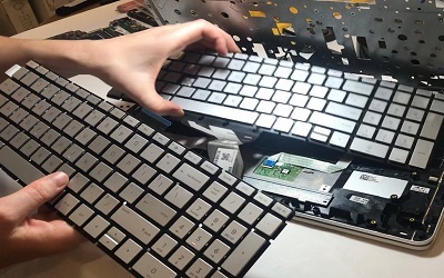 Laptop keyboard and touchpad repair